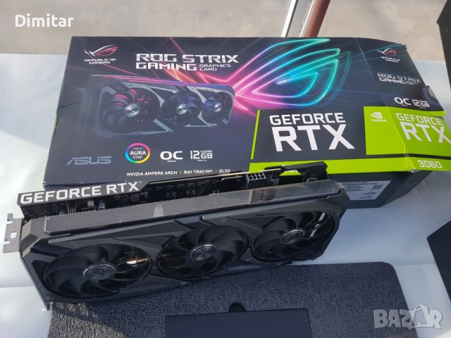 ROG Strix GeForce RTX 3060 OC Edition 12GB GDDR6, снимка 7 - Видеокарти - 39833490