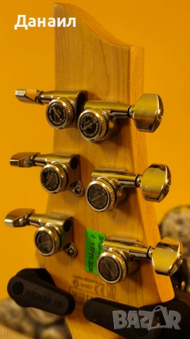 Schecter C-6 Deluxe Satin Purple - ъпгрейдвана, като нова, снимка 10 - Китари - 52446057