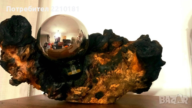 Настолна лампа дърво, снимка 8 - Настолни лампи - 52847253