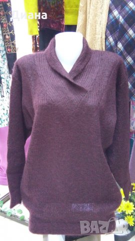 Блузони и пуловери от мохер-ръчно плетиво, снимка 11 - Блузи с дълъг ръкав и пуловери - 32547561