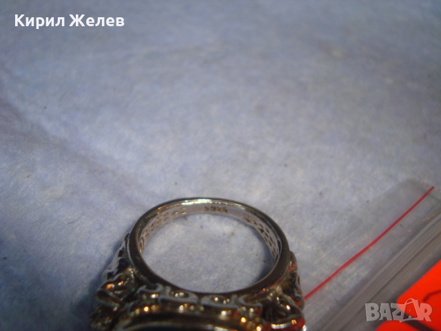 ПОСРЕБРЕН или СРЕБЪРЕН КРИСТАЛЕН ФЕШЪН АРТ ПРЪСТЕН с ПЕЧАТ S925 - 26618, снимка 13 - Пръстени - 36421003