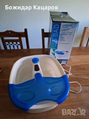 Масажен дюшек и  Масажираща вана за крака- Fuss Bad  . Цена - 50 Евро, общо. Пращам по Еконт., снимка 4 - Масажори - 53409565