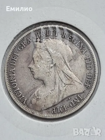 UK. ONE SHILLING 1895 , снимка 2 - Нумизматика и бонистика - 50221150