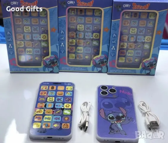Интерактивен Телефон на Стич, Лило и Стич, Lilo & Stitch, снимка 2 - Музикални играчки - 50162275