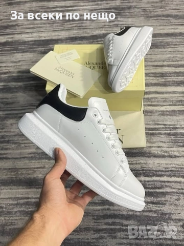 Alexander McQueen Дамски Бели Маратонки👟Дамски Спортни Обувки В Бял Цвят Код P1631