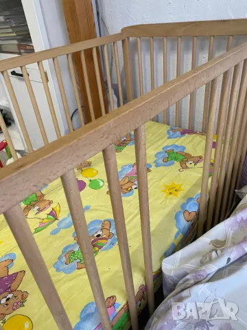 Бебешко детско легло с матрак, снимка 2 - Бебешки легла и матраци - 49714816