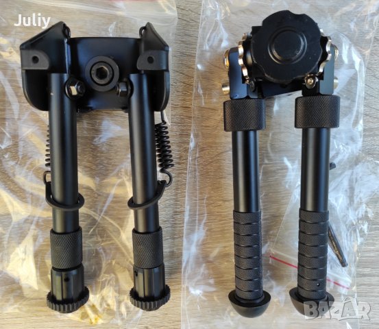 Двунога телескопична - 15-22 см, снимка 7 - Оборудване и аксесоари за оръжия - 36863588