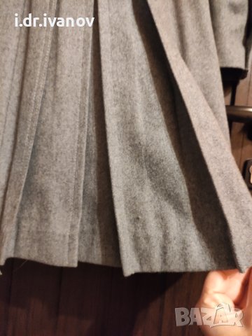 сиво дълго палто, снимка 13 - Палта, манта - 43146672