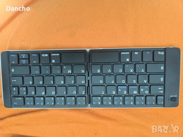 Сгъваема клавиатура Bluetooth , снимка 2 - Клавиатури и мишки - 53513923