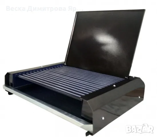 Електрическа скара, 2400W с капак, металокерамика, снимка 3 - Скари - 49306692