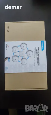 Интелигентна аларма за дим с комплект базова станция, детектор за дим, снимка 8 - Друга електроника - 47331232