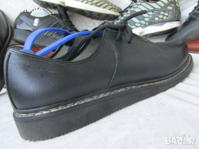 КАТО НОВИ, Vintage Hiking Shoes,Skywalk original,Black Leather,Bavarian,Das Beste,ЕСТЕСТЕСТВЕНА КОЖА, снимка 16 - Ежедневни обувки - 37606098