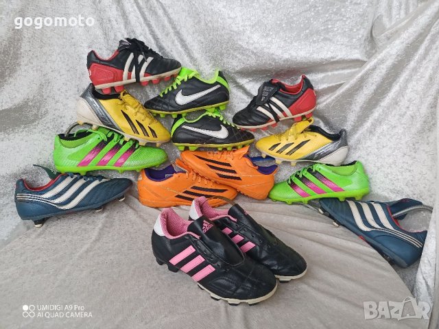 adidas® original , N- 32 - 33, черните футболни обувки бутонки, калеври,GOGOMOTO.BAZAR.BG® + ПОДАРЪ, снимка 10 - Детски маратонки - 39724265