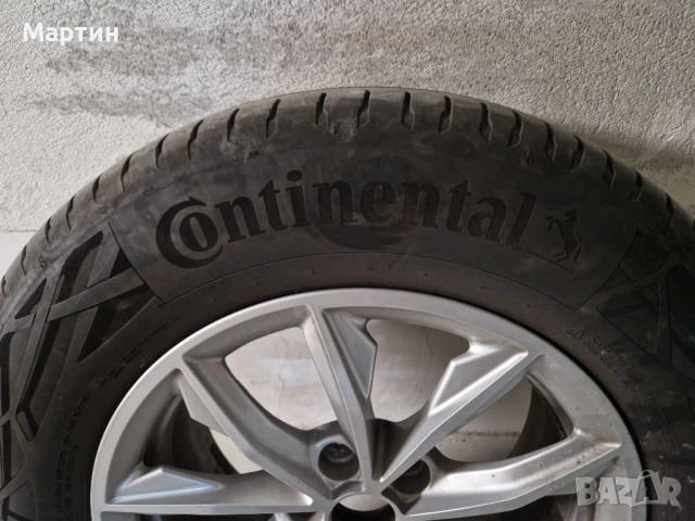 CONTINENTAL ECOCONTACT 6Q 235/65 R17 с джанти на АУДИ, снимка 3 - Гуми и джанти - 50527340