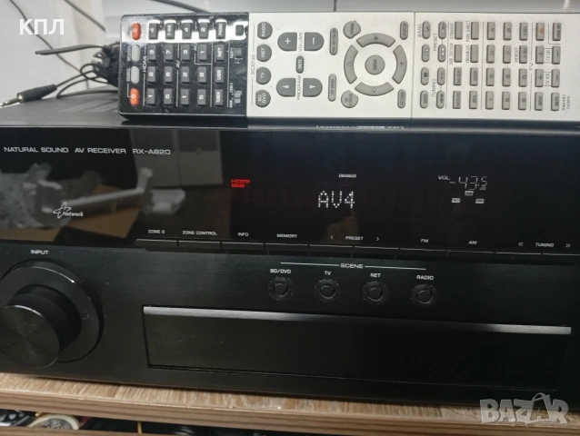 7.1 канален ресивър YAMAHA RX-A 820 , снимка 5 - Ресийвъри, усилватели, смесителни пултове - 53451412