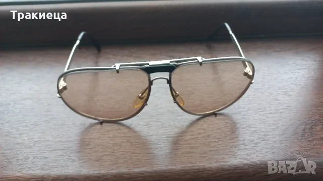 ОРИГИНАЛНИ СЛЪНЧЕВИ ПИЛОТСКИ ОЧИЛА AVIATOR AUSTRIAN AIRLINES 1980 г , снимка 1