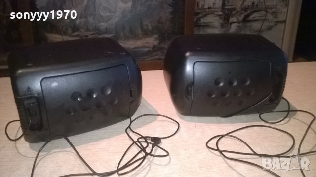 sony srs-67-активни тонколони-18х13х12см-внос швеицария, снимка 4 - Тонколони - 27361289