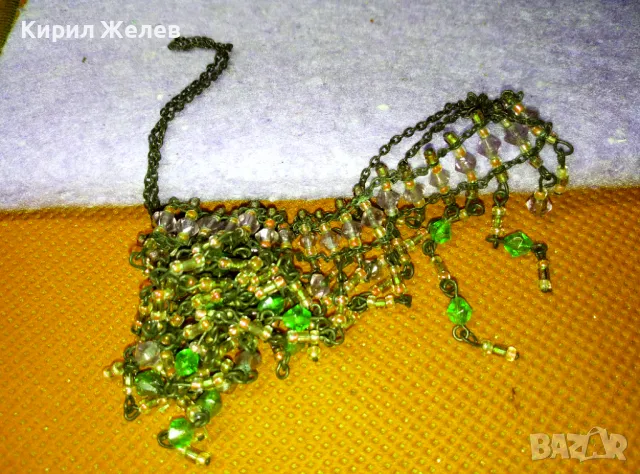 Стара МЪНИСТЕНА РЕТРО ОГЪРЛИЦА ФИНА РЪЧНА ЕТНО АРТ ИЗРАБОТКА 47451, снимка 6 - Антикварни и старинни предмети - 47336487