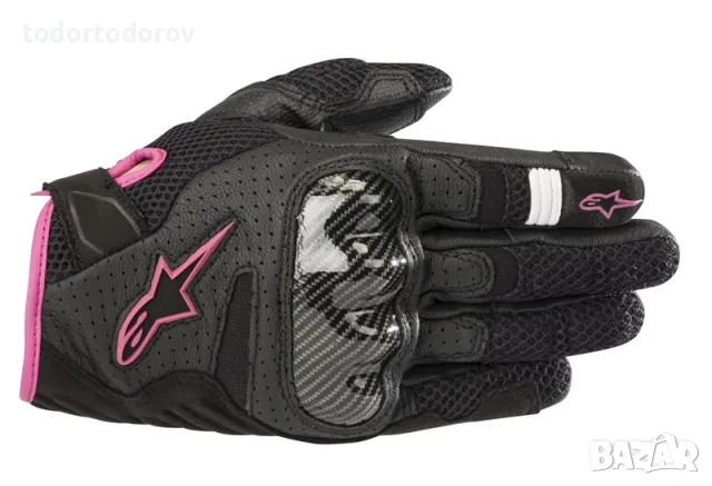 Дамски мото ръкавици за мотор ALPINESTARS STELLA SMX-1 AIR V2 PINK, снимка 1