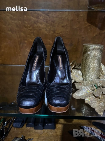 Moreschi обувки питон, снимка 2 - Дамски обувки на ток - 53358881