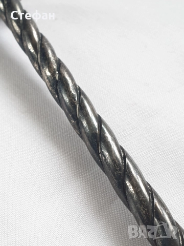 Посребрена щипка за лед , снимка 2 - Антикварни и старинни предмети - 51941529