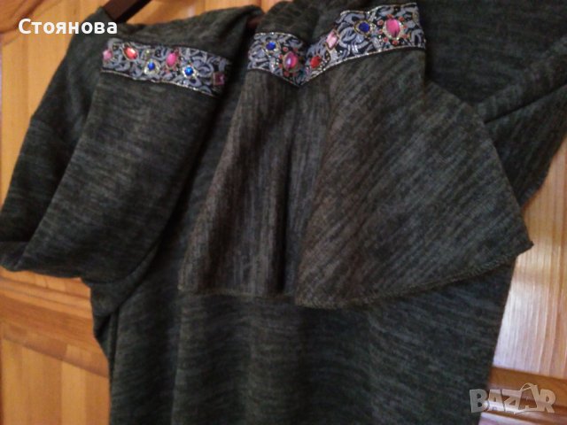 Дамска блуза с дълъг ръкав с камъни, снимка 6 - Блузи с дълъг ръкав и пуловери - 43254553