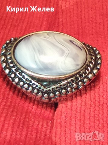 КРАСИВ ПОСРЕБРЕН ФЕШЪН АРТ ПРЪСТЕН с КАТАЛИН 55901, снимка 2 - Пръстени - 36393214