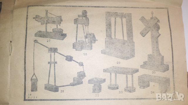 Стар дървен конструктор Матадор, снимка 8 - Антикварни и старинни предмети - 43300236