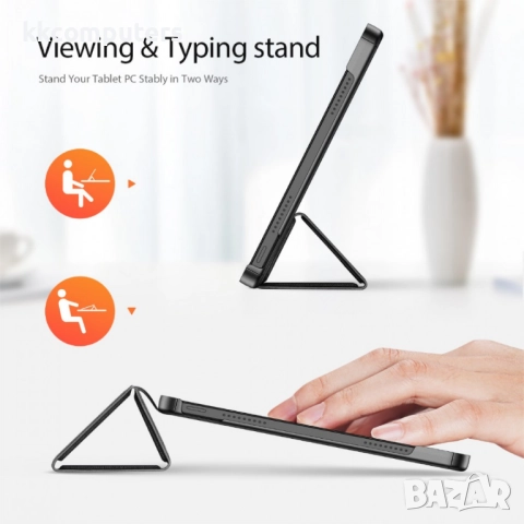 DUX DUCIS Domo Series Калъф за Xiaomi Redmi Pad 2| Протектор | PU +TPU, Стойка, Auto Wake/Sleep |Цвя, снимка 6 - Калъфи, кейсове - 52143443