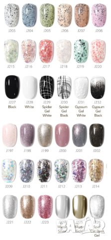 GD COCO гел лак минерал - мрамор ефект, снимка 2 - Продукти за маникюр - 37255698