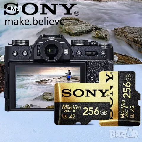 Карта с памет SONY 512GB, 1TB, 2TB (Micro SD) + Adapter / Адаптер, снимка 6 - Карти памет - 42112623