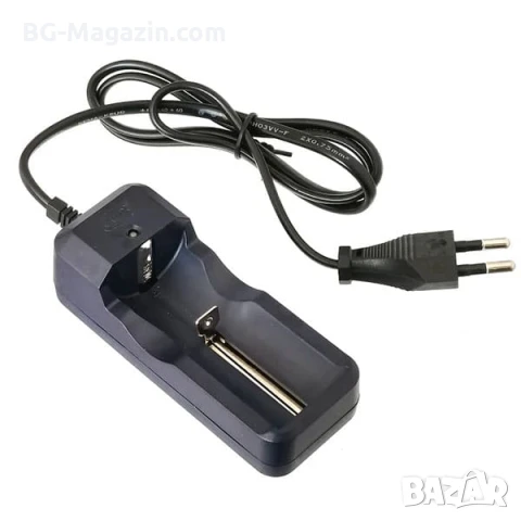 Евтино зарядно устройство за литиеви батерии 18650 16340 14500 26650 CR123 с кабел на ток нов модел, снимка 3 - Друга електроника - 51041520