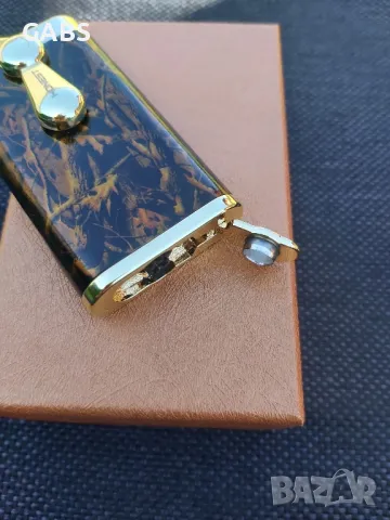 Луксозна запалка за пури с подарък резачка,два цвята, снимка 6 - Запалки - 50080259