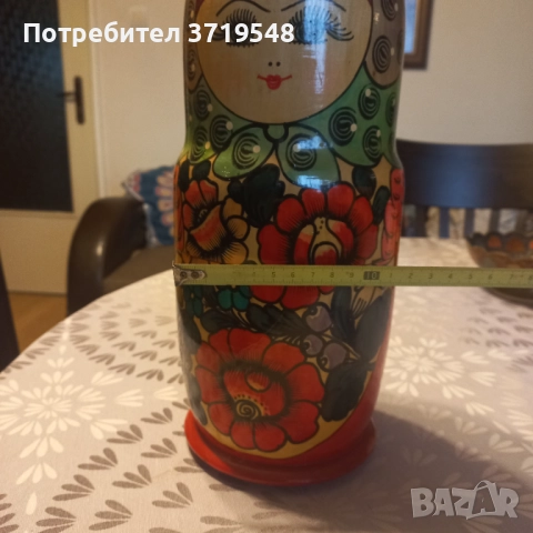 Руска матриошка 12броя 33см голямата, снимка 5 - Антикварни и старинни предмети - 52094927