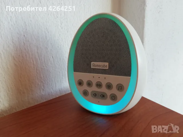 Уред за бял шум Homecube 29 звука/ таймер/различни светлини, снимка 6 - Други - 47551840