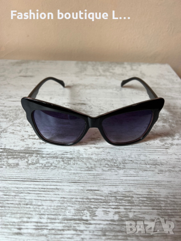 Черни слънчеви очила тип пеперуда 😎, снимка 2 - Слънчеви и диоптрични очила - 44906581