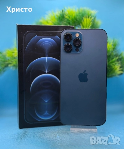 Apple iPhone 12 Pro Max, 128GB, 5G, Pacific Blue , снимка 5 - Apple iPhone - 52000998