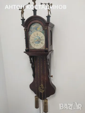 Старинен Фризийски стенен часовник, снимка 8 - Стенни часовници - 48879691