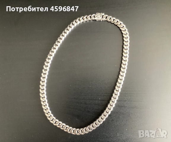 Масивна мъжка верига Cuban chain, снимка 2 - Колиета, медальони, синджири - 51737482