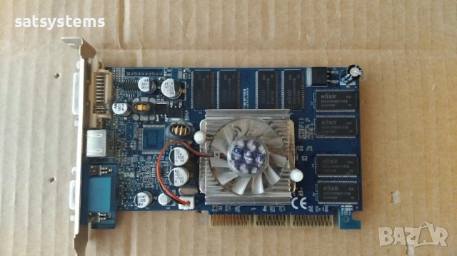 Видео карта NVidia GeForce Galaxy FX5500 128MB DDR 128bit AGP