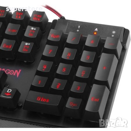 Клавиатура Геймърска USB Redragon Yaksa K505 Мултимедийна с LED подсветка, снимка 3 - Клавиатури и мишки - 33391209