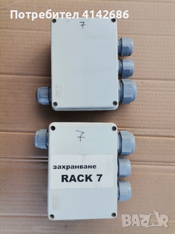 Разклонителна кутия SCAME с щуцери за открит монтаж 