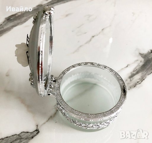 Стъклена кутия за бижута, снимка 4 - Други - 33209838
