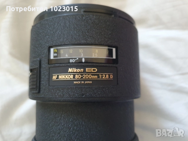 Nikkor AF 80-200mm f2. 8 D ED, снимка 6 - Обективи и филтри - 52650263