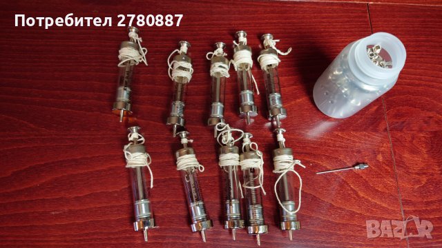 Ретро немски стъклени медицински спринцовки JENAER 5 ml,ГДР. 7 броя, снимка 5 - Медицински консумативи - 43865852