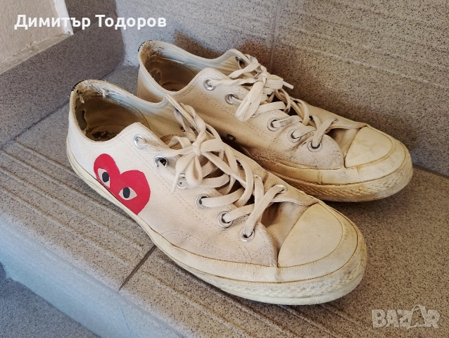 Converse X Comme des garsons play, снимка 2 - Кецове - 52764018
