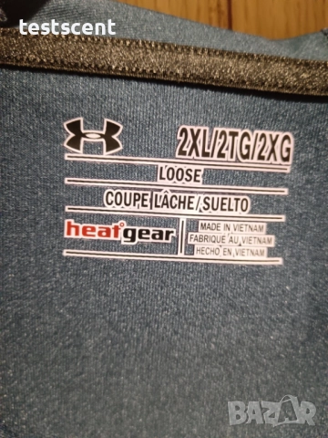 $100 Under Armour HeatGear Тренировъчно/running Яке 2XL Оригинал тъмно синьо, снимка 3 - Якета - 52463376