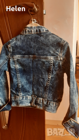 Детско късо дънково якенце, снимка 4 - Детски якета и елеци - 36387135