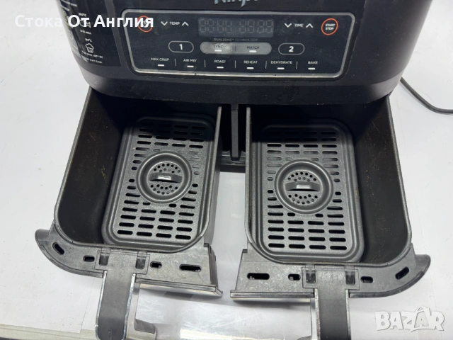 Еър Фрайър - Ninja AF300 Dual Zone Air Fryer 2470 W , снимка 3 - Кухненски роботи - 45630709