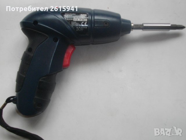 Немски 4,8 Волта-Мини Винтоверт За Трудно Достъпни Места-Alpha Tools A-SD 4,8 V, снимка 4 - Винтоверти - 28383969